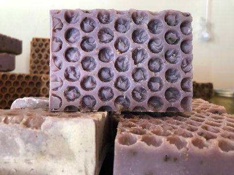 Front of Lavender soap