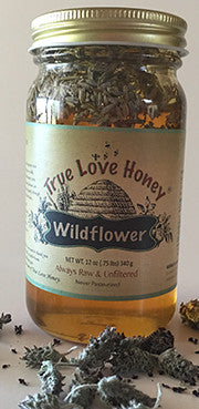 Lavender and wildflower Honey (Half Pint Jar) FREE SHIPPING!!!