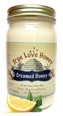Creamed Lemon Honey (8oz jars) with FREE SHIPPING in the USA