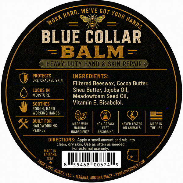 Blue Collar Balm™ | Heavy Duty Hand & Skin Repair | 7 oz