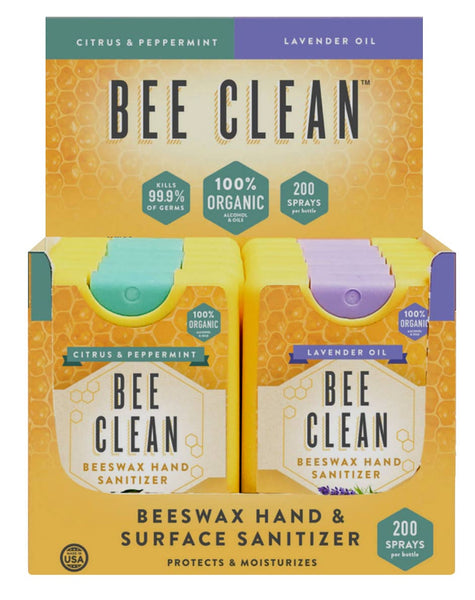 Bee Clean Organic Beeswax Hand Sanitizer