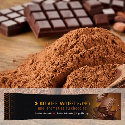Mini Honey Squeeze Pack - Chocolate Flavoured - OU Kosher