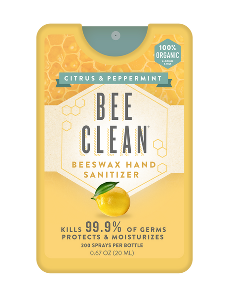 Bee Clean Organic Beeswax Hand Sanitizer