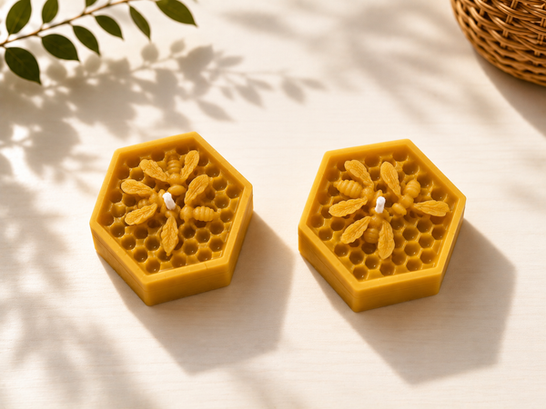 Small Beehive 100% Pure Beeswax Candles