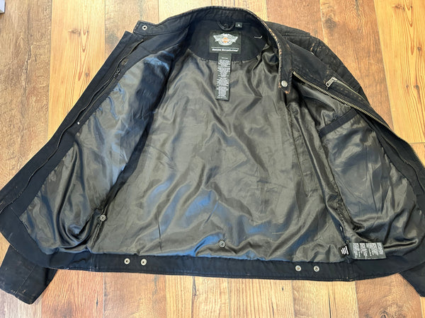Harley-Davidson Vintage Distressed Motorcycle Jacket – Men’s XL 97595-17VM
