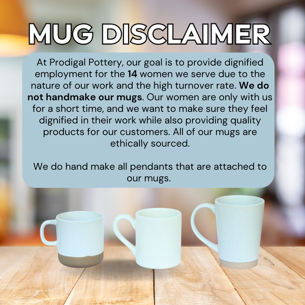 Bee Stamped Coffee Mug