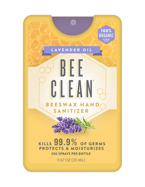 Bee Clean Organic Beeswax Hand Sanitizer
