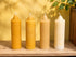 100% Pure Beeswax Pillars