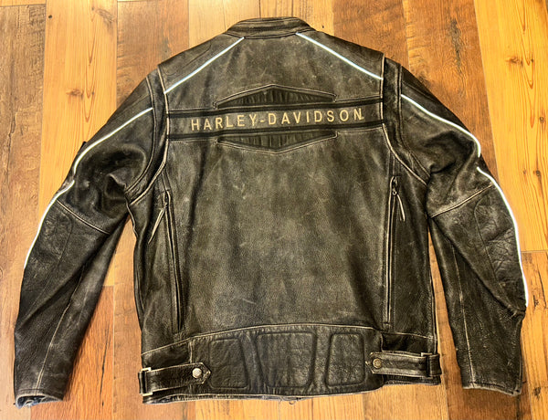 Harley-Davidson Men’s Spencer Leather Motorcycle Jacket – XL 97183-14VM