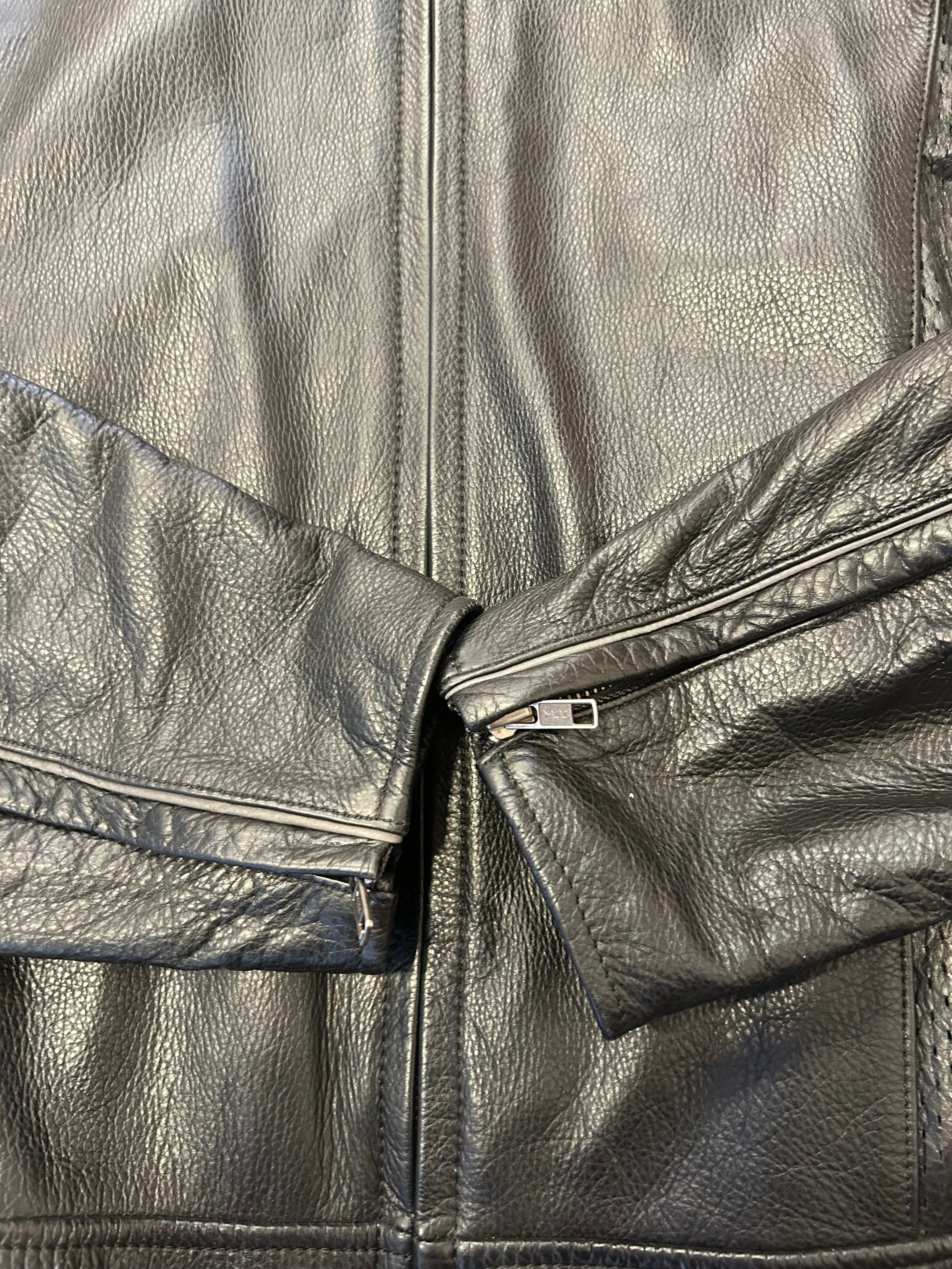 Harley-Davidson Genuine Leather Riding Jacket – Men’s XL – Black