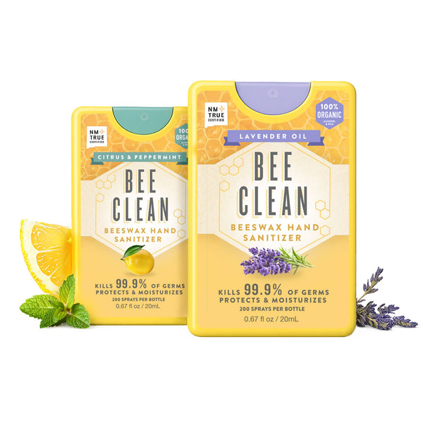 Organic Beeswax Bee Clean Hand Sanitizer Spray 12 pack