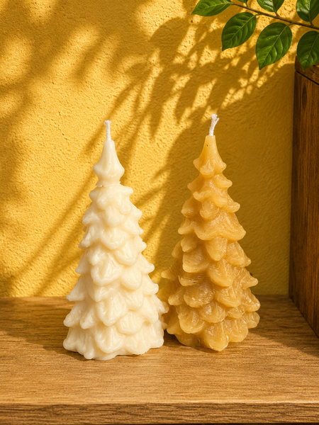 Christmas Tree 100% Pure Beeswax Candle