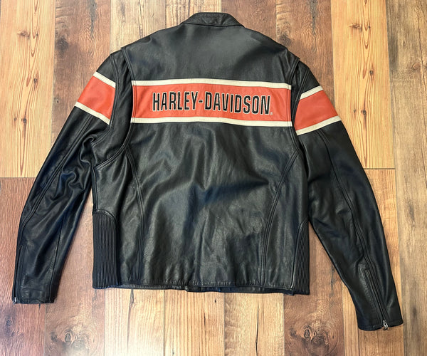 Harley-Davidson #1 Leather Riding Jacket – Men’s XL – #98105-00VM