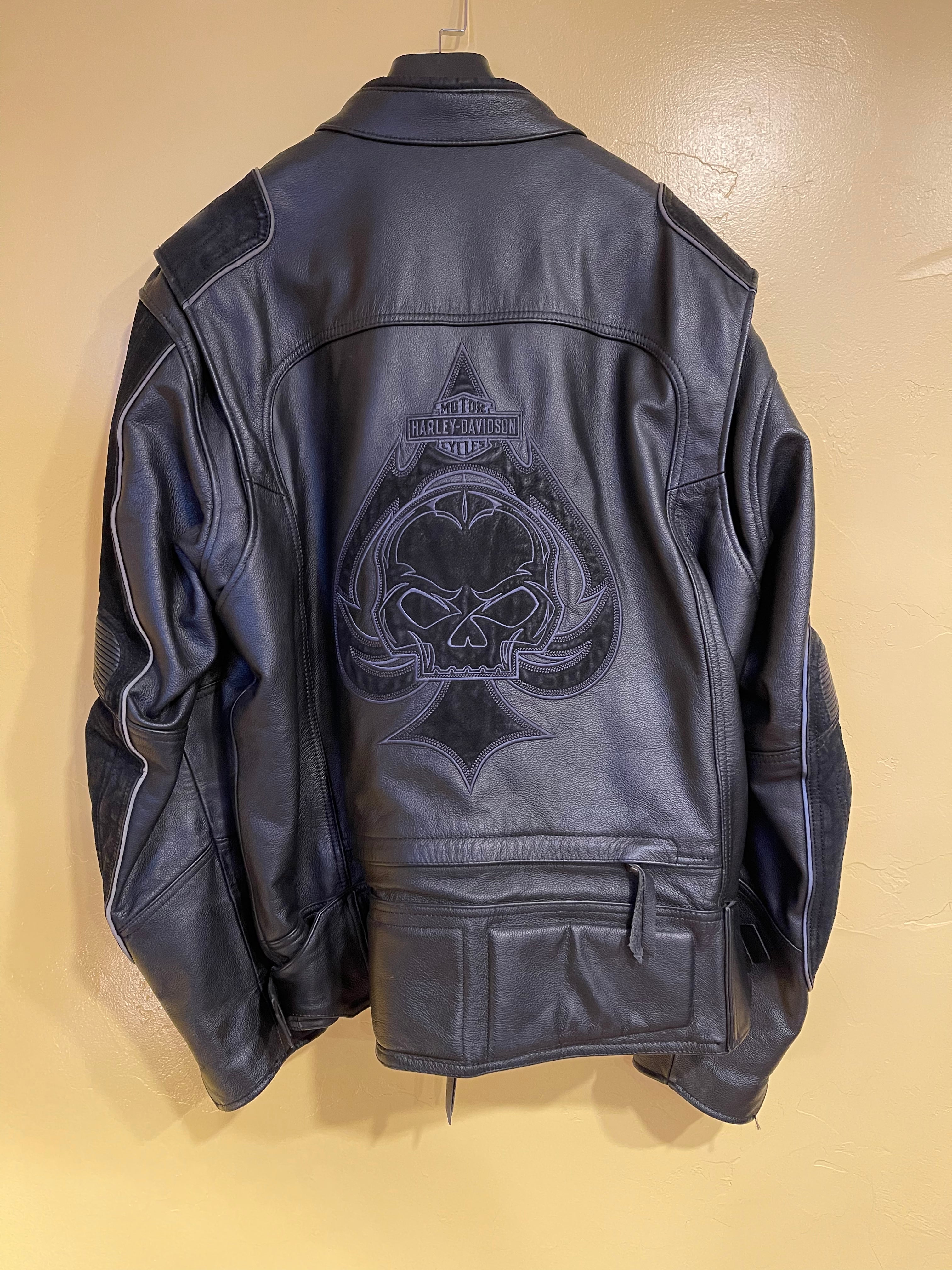 Harley davidson leather jacket xl deals