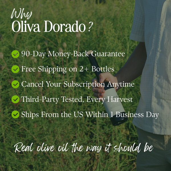 Oliva Dorado Organic Extra Virgin Olive Oil - 100 mL Bottle