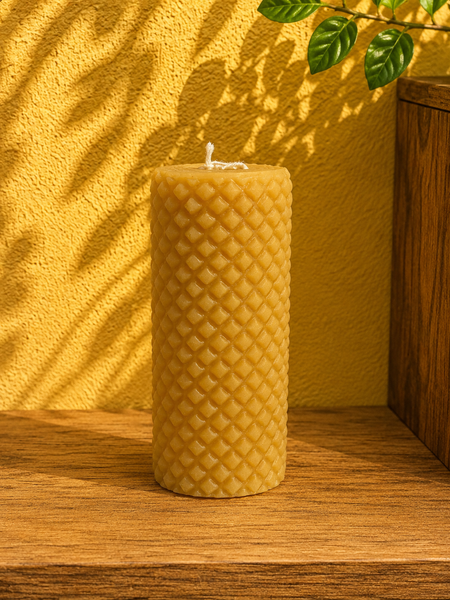 Small Honeycomb 100% Beeswax Candle