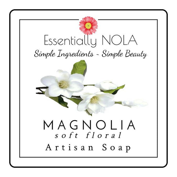Soap - Magnolia- Coconut Milk Soap - Soft Florals