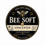 Bee Soft™ Solid Lotion Bar | Beeswax Lotion Bar | True Love Honey