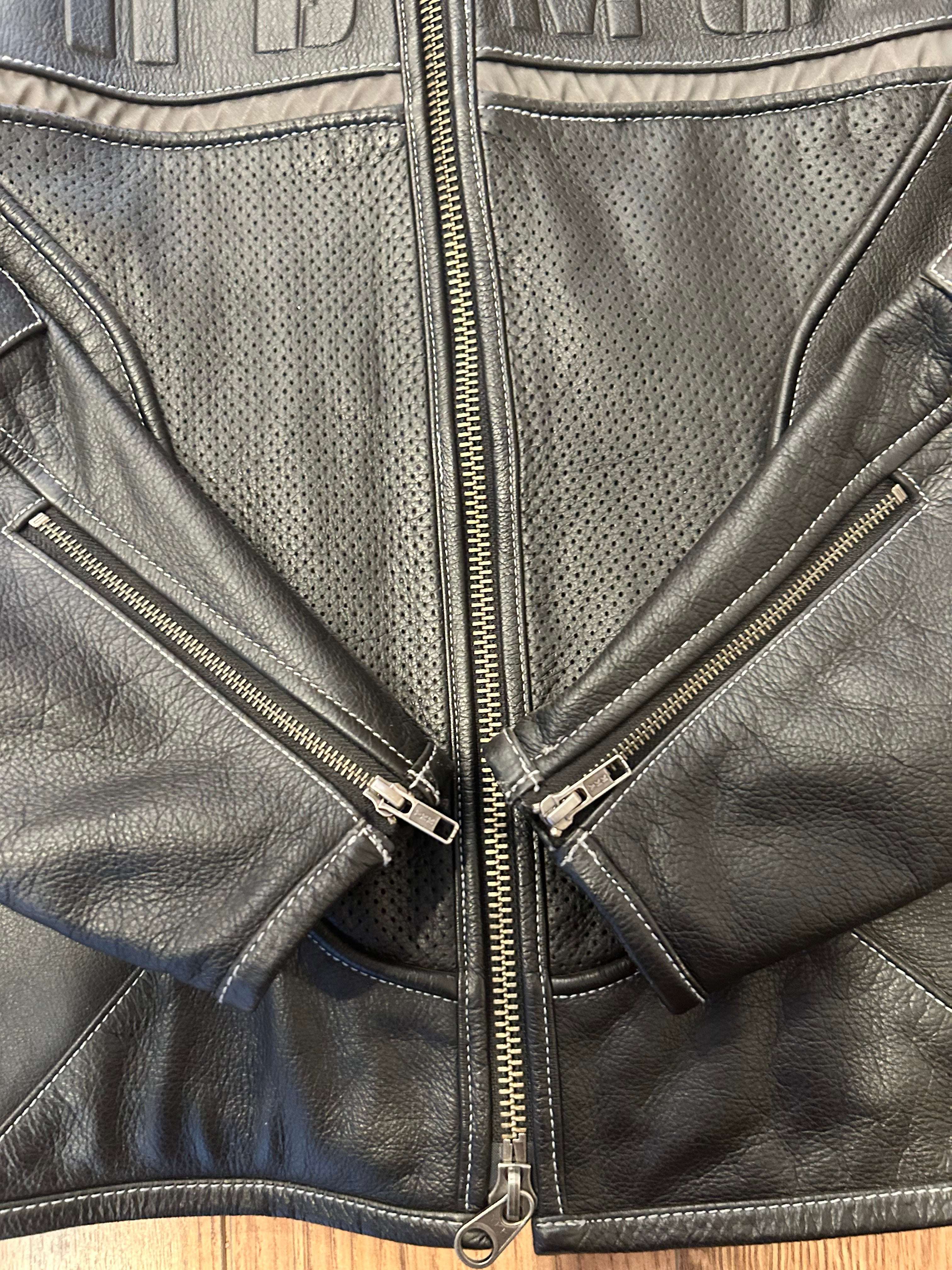 Harley-Davidson Leather Riding Jacket – Men’s XL – #97107-12VM