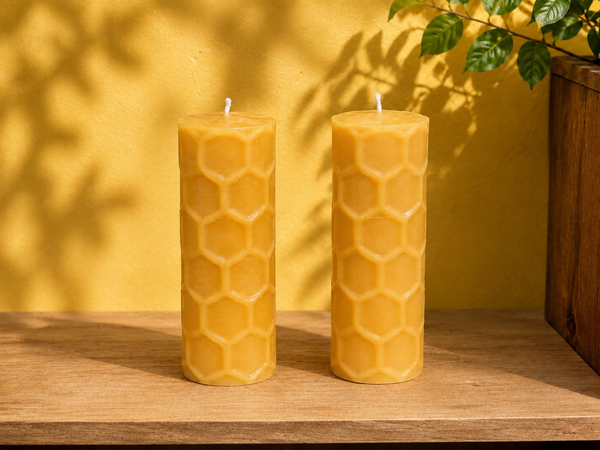 100% Beeswax Pillar