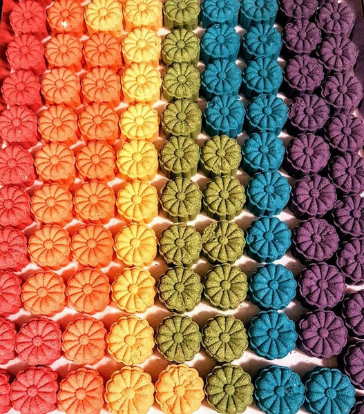 Bath Bomb - Flower Power Minis - 6 mini flowers