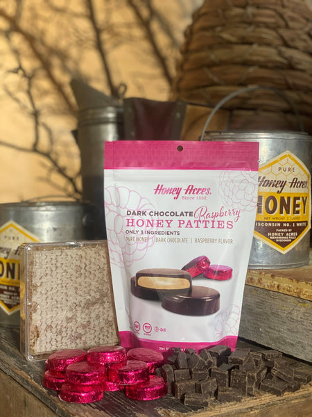 Dark Chocolate Raspberry Honey Patties