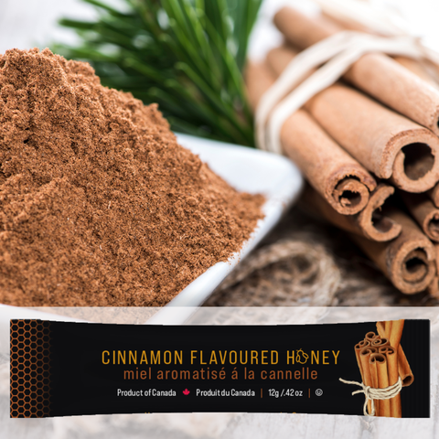 Mini Squeeze Honey Pack - Cinnamon Flavoured - OU Kosher