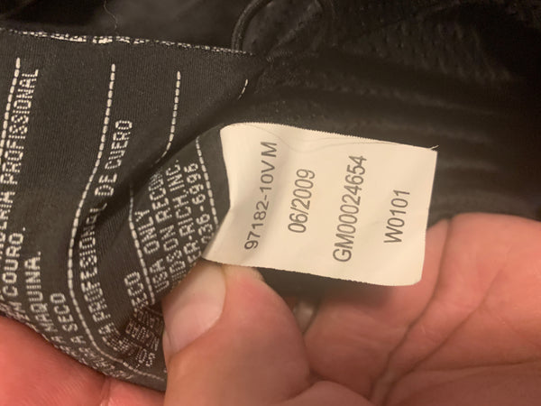 Harley Davidson Men’s METAL WARRIOR Leather Jacket 97182-10VM XL Black Tribal