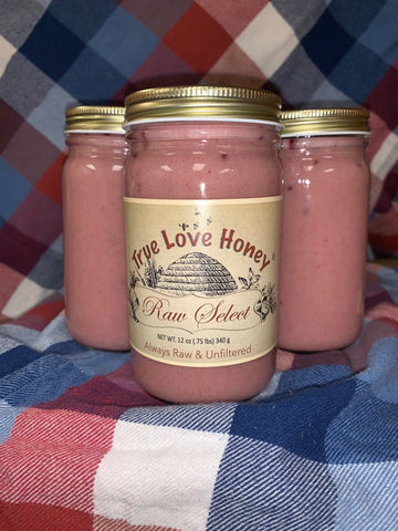 3 Pack Blueberry Creamed Honey (Three 8oz jars)