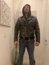 Harley Davidson Corral Distressed Black Leather Jacket (97001-04Vm) Men's Xl