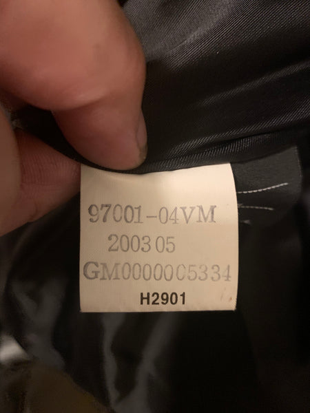 Harley Davidson Corral Distressed Black Leather Jacket (97001-04Vm) Men's Xl