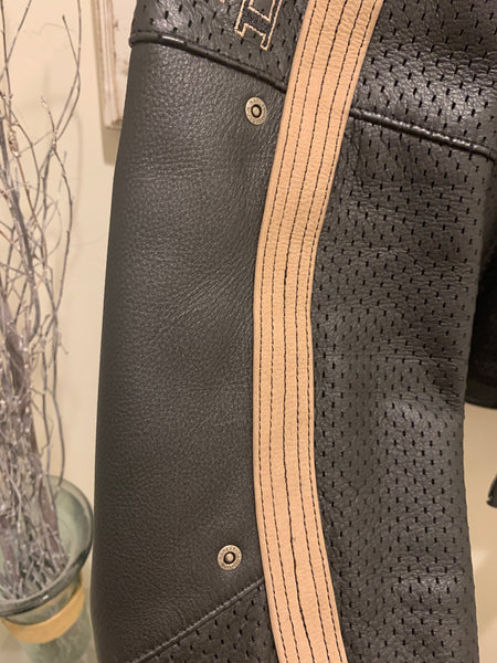 Harley Davidson AMBLER PERFORATED LEATHER JACKET XL (97091-06vm)