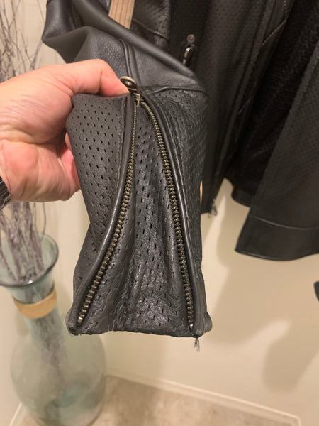 Harley Davidson AMBLER PERFORATED LEATHER JACKET XL (97091-06vm)