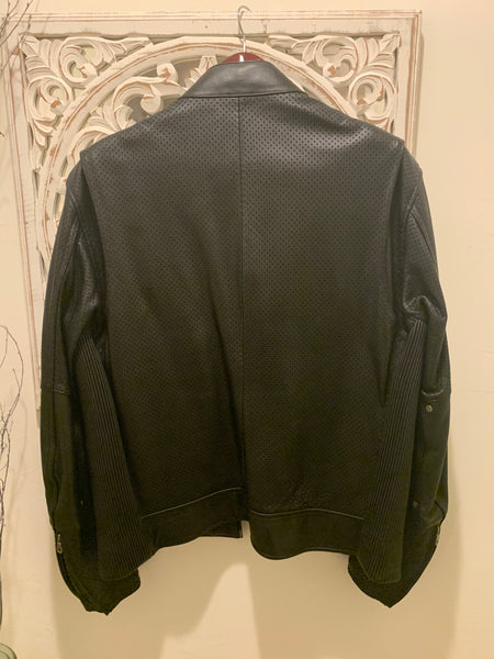 Harley Davidson AMBLER PERFORATED LEATHER JACKET XL (97091-06vm)