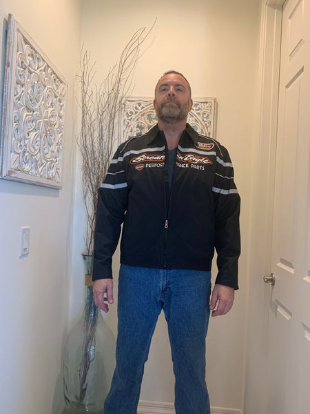 Harley-Davidson Mens XL Black Bird Jacket. 98298-08VM