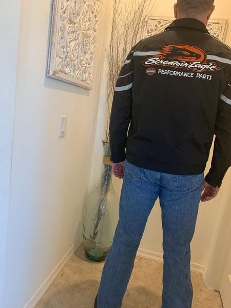 Harley-Davidson Mens XL Black Bird Jacket. 98298-08VM