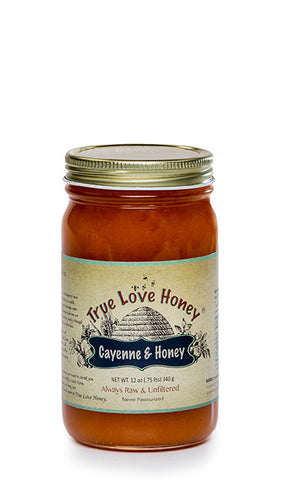 Cayenne and Honey (Half Pint Jar) FREE SHIPPING!!!