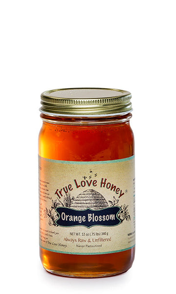 Raw Orange Blossom Honey with FREE SHIPPING in the USA